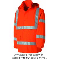 タカヤ商事 高視認性安全レインスーツ オレンジ S TU-NP40-31-S 1枚（直送品）