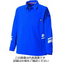 タカヤ商事 長袖ポロ ブルー 4L TU-N011-6-4L 1枚（直送品）