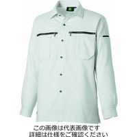タカヤ商事 ドライ長袖シャツ(オールシーズン) シルバー SS TU-8402-3-SS 1枚（直送品）