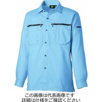 タカヤ商事 ドライ長袖シャツ(オールシーズン) ペールブルー 3L TU-8402-38-3L 1枚（直送品）