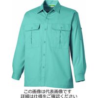 タカヤ商事 長袖シャツ(ロールアップ)(オールシーズン) マリンブルー 5L KC-8810-15-5L 1枚（直送品）