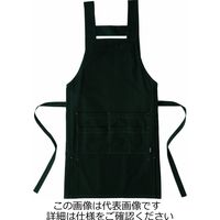 タカヤ商事 エプロン ブラック フリーサイズ DV-G606-9 1セット(2枚)（直送品）