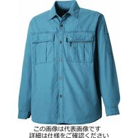 タカヤ商事 夏長袖シャツ ミスティーブルー 4L GC-2005-6-4L 1枚（直送品）