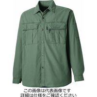 タカヤ商事 夏長袖シャツ オリーブ M GC-2005-22-M 1枚（直送品）