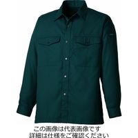 タカヤ商事 夏長袖ワークシャツ ディープグリーン GC-S262-2