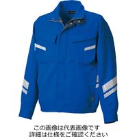 タカヤ商事 長袖ブルゾン(サマーシーズン薄地) ブルー M TU-N007-6-M 1枚（直送品）