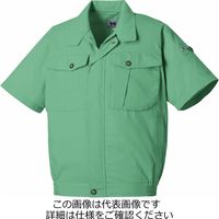 タカヤ商事 半袖ブルゾン アースグリーン LL TU-8011-8-LL 1枚（直送品）