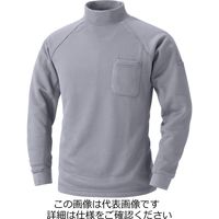 村上被服 裏フリースハイネックシャツ 杢グレー L 233-47-L 1セット(3枚)（直送品）