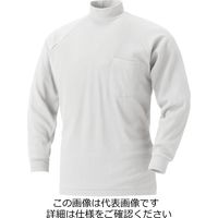 村上被服 長袖ハイネックシャツ ホワイト 4L 201-17-4L 1セット(3枚)（直送品）