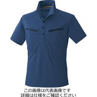 村上被服 ミニ襟半袖ポロシャツ ネイビー 3L 290-1-3L 1セット(3枚)（直送品）