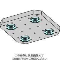 ナベヤ（NABEYA） Qロック内蔵マシンパレット（タップ穴油圧） MCQH400-40H 1個（直送品）