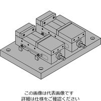 ナベヤ（NABEYA） ロックタイトMC精密マシンバイス多連バイス LT100MC-2 1個（直送品）