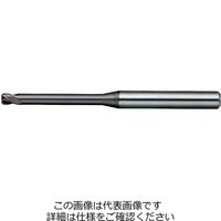 無限コーティングプレミアム 高硬度用4枚刃ロングネックラジアスエンドミル MHRH430Rφ0.5×R0.05×4（直送品）