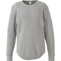 キャブ １０．３オンス ヘヴィーウェイト ワッフル ロングスリーブＴシャツ HEATHER GRAY CAB 396001 714 L（直送品）