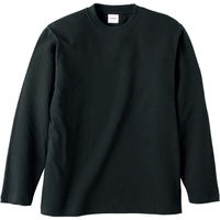 キャブ ５．６オンス ロングスリーブＴシャツ（アダルト） XXL ブラック 501001C 1セット(2入)（直送品）