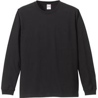 キャブ ５ . ６オンス ロングスリーブＴシャツ（１ . ６インチリブ） L ブラック 501101C 1セット(2入)（直送品）