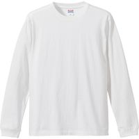 キャブ ５ . ６オンス ロングスリーブＴシャツ（１ . ６インチリブ） XL ホワイト 501101W 1セット(2入)（直送品）