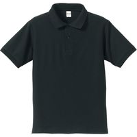 キャブ ５．３オンスドライ ＣＶＣ ポロシャツ（大きいサイズ ＸＸＸＸＬ（３ＸＯ）） XXXXL ブラック 505001 1セット(2入)（直送品）