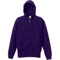 キャブ 10.0オンス スウェットフルジップパーカ(パイル) XL パープル 521301 1着（直送品）