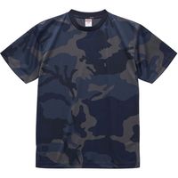 キャブ ４．１オンス ドライアスレチック カモフラージュＴシャツ メンズ S ネイビーウッドラント 590601 1セット(2入)（直送品）