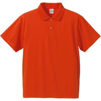 キャブ ４．１オンス ドライポロシャツ M オレンジ 591001 1セット(3入)（直送品）
