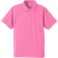 キャブ ４．１オンス ドライポロシャツ XL ピンク 591001 1セット(3入)（直送品）