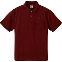 キャブ 4.1オンス ドライアスレチックポロシャツ（ポケット付） バーガンディ CAB 591201 72 M 1着（直送品）