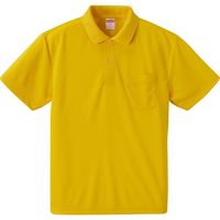 キャブ ４．１オンス ドライアスレチックポロシャツ（ポケット付） カナリアイエロー CAB 591201 190 XL 1着（直送品）