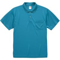 キャブ ４．１オンス ドライアスレチックポロシャツ（ポケット付） ターコイズブルー CAB 591201 538 XL 1着（直送品）