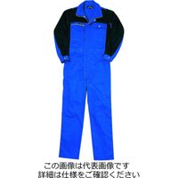 丸鬼商店 夏用長袖 ネイビー 3L RO890-40-3L 3枚 COOLツナギ 丸鬼商店 夏長袖ツナギ ネイビー 3L RO890-40-3L 1枚（直送品