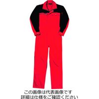 クレヒフク 夏ツナギ服 レッド 4L 6604-80-4L 1枚（直送品）
