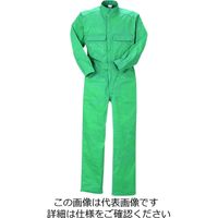クレヒフク 綿100％ジャンプスーツ アースグリーン SS 111-52-SS 1枚（直送品）
