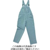 クレヒフク 綿100％サロペット ヒッコリー 5L 1650-375-5L 1枚（直送品）