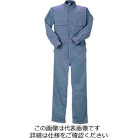 クレヒフク 綿100％ジャンプスーツ グレー 6L 111-20-6L 1枚（直送品）