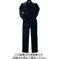 クレヒフク 綿100％ジャンプスーツ ブラック 6L 111-29-6L 1枚（直送品）