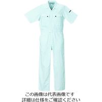 クレヒフク 綿100％半袖ツナギ服 ホワイト L 1951-40-L 1枚（直送品）