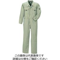 クレヒフク 綿100％ヘリンボーンツナギ服 カーキ L 115-11-L 1枚（直送品）