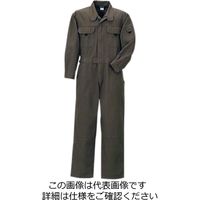 クレヒフク 綿100％ヘリンボーンツナギ服 ブラウン LL 115-60-LL 1枚（直送品）