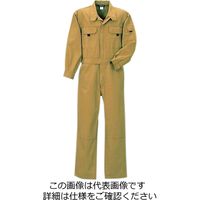 クレヒフク 綿100％ヘリンボーンツナギ服 カラシ M 115-73-M 1枚（直送品）