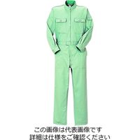 クレヒフク 綿100％ジャンプスーツ モスグリーン 4L 1210-51-4L 1枚（直送品）