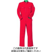 クレヒフク 綿100％ジャンプスーツ レッド S 1210-80-S 1枚（直送品）