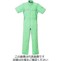 クレヒフク 綿100％半袖ジャンプスーツ モスグリーン M 1700-51-M 1枚（直送品）
