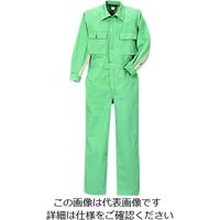 クレヒフク 綿100％ツートンツナギ服 アースグリーン LL 223-52-LL 1枚（直送品）