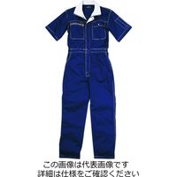 クレヒフク 半袖ツナギ服 ネイビー 3L 6603-31-3L 1枚（直送品）