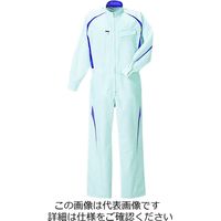 クレヒフク スポーツ夏長袖ツナギ服 シルバーグレー M 709-21-M 1枚（直送品）
