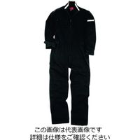 クレヒフク 綿100％チノツナギ服 ブラック 5L 2520-29-5L 1枚（直送品）