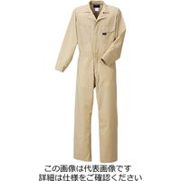 クレヒフク 夏ツナギ服 カーキ 5L 609-11-5L 1枚（直送品）