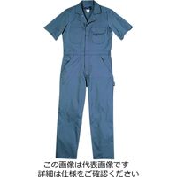クレヒフク 半袖ツナギ服 チャコールグレー 5L 608-28-5L 1枚（直送品）