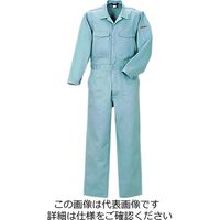クレヒフク 綿100％ツナギ服 グレー L 610-20-L 1枚（直送品）