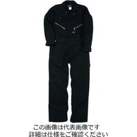 クレヒフク 綿100％ヘリンボーンツナギ服 ブラック S 629-29-S 1枚（直送品）